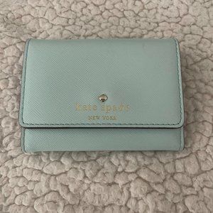 Kate Spade Mini Bifold - Light Blue